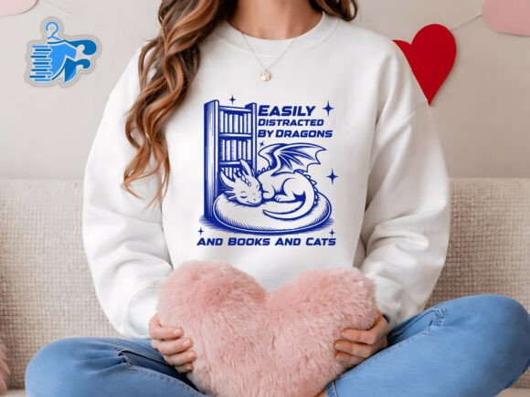 Dragon Book Cat Lover Funny SVG Review