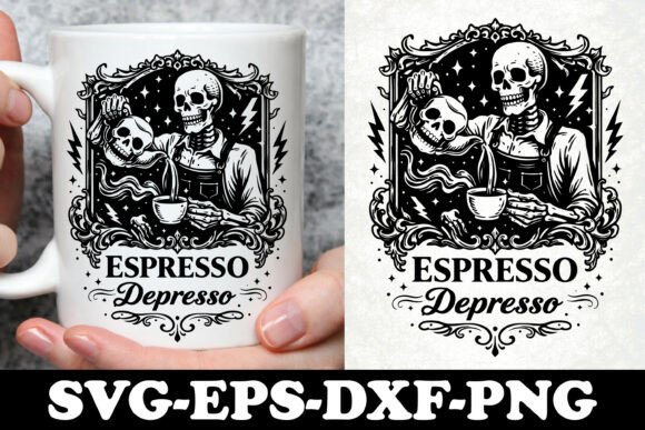 Espresso Depresso Skeleton Coffee Funny – A Designer’s Real-World Embroidery Review