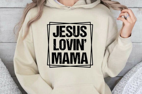 Jesus Lovin Mama PNG, Retro Christian