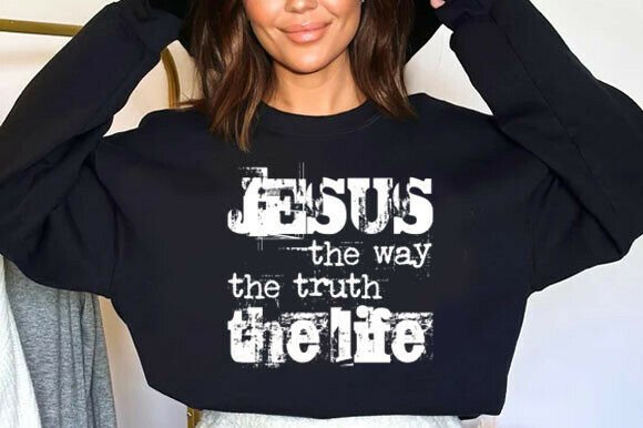 Jesus the Way: A Thoughtful Embroidery Design for Faith-Inspired Projects
