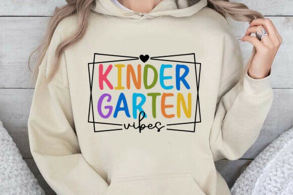 Kindergarten Vibes SVG, Teacher Life