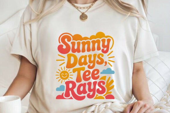 Sunny Days Tee Rays Summer T-shirt PNG
